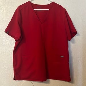 Casma figs scrub top